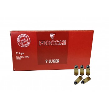 Fiocchi FMJ 115gr Cal. 9x19...